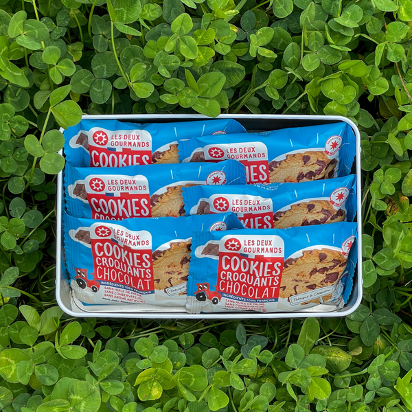 Boite métal de 12 cookies LES DEUX GOURMANDS
