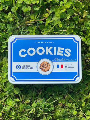 Boite métal de 12 cookies LES DEUX GOURMANDS