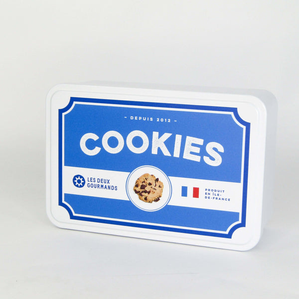 Boite métal de 12 cookies LES DEUX GOURMANDS