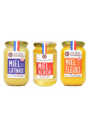 Pack de Miels 500g LES DEUX GOURMANDS