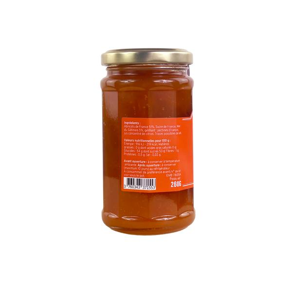 Confiture Abricots & miel du Gâtinais LES DEUX GOURMANDS