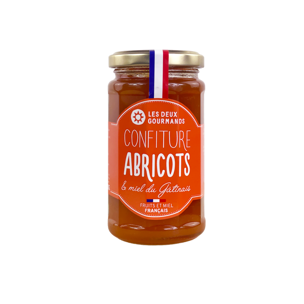 Confiture Abricots & miel du Gâtinais LES DEUX GOURMANDS