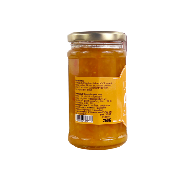 Confiture Agrumes & miel du Gâtinais LES DEUX GOURMANDS