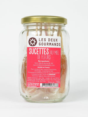 Sucettes au Miel de Fleurs - LES DEUX GOURMANDS