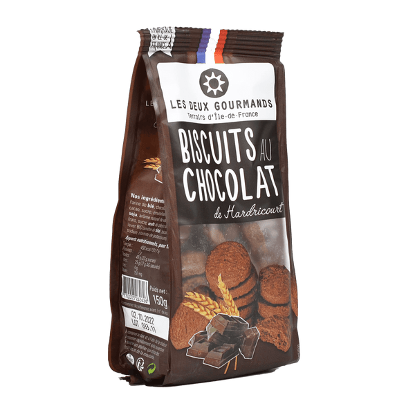 (Re)découvrez nos biscuits au Chocolat d’Hardricourt : un goût unique et cacaoté, idéal pour vos pauses gourmandes. Soyez GOURMANDS !