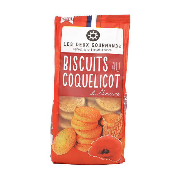 Biscuits sucrés artisanaux au Coquelicot de Nemours