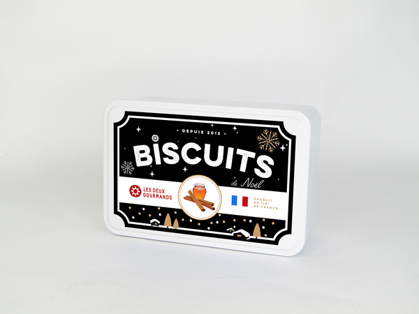 Boite métal Biscuits de Noël