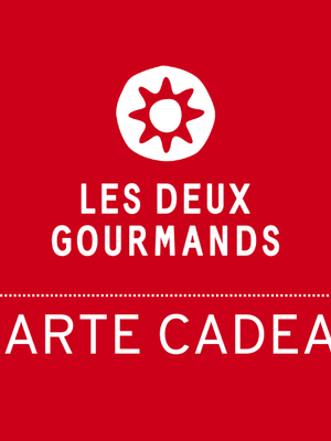 Carte cadeau LES DEUX GOURMANDS - LES DEUX GOURMANDS