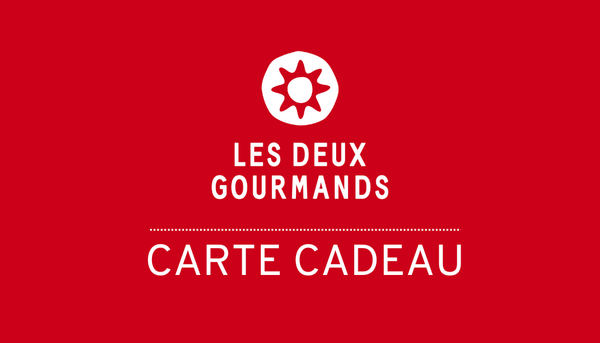 Carte cadeau LES DEUX GOURMANDS - LES DEUX GOURMANDS