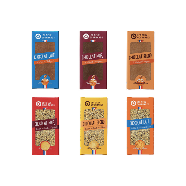 Offre 6 Tablettes LES DEUX GOURMANDS 🍫