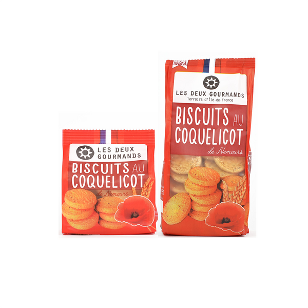 Biscuits sucrés artisanaux au Coquelicot de Nemours